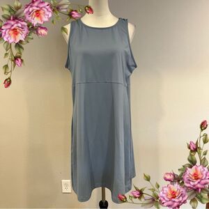Eddie Bauer dusty blue Sleeveless casual sporty  Dress